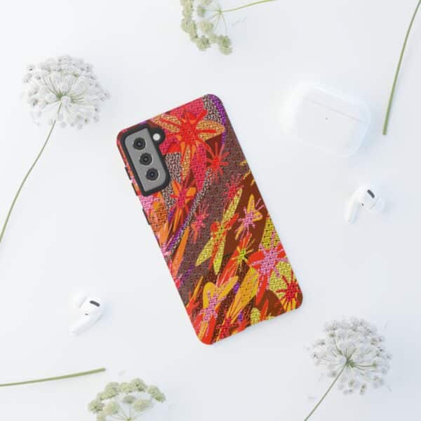 Rainbow Designs Stunning Flowers On Tough Cases Custom Phone Cases For iPhone Google Pixel and Samsung Series - Image 62