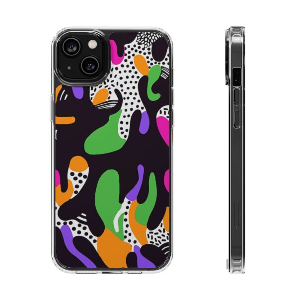 Colorful shapes Clear Cases For Samsung iPhone - Image 60