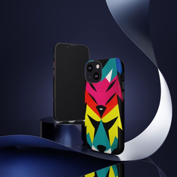 Rainbow Designs Wolf Head On Tough Cases Custom Phone Cases For iPhone Google Pixel and Samsung Series - Image 44