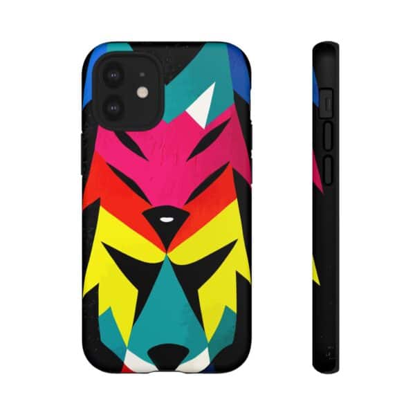 Rainbow Designs Wolf Head On Tough Cases Custom Phone Cases For iPhone Google Pixel and Samsung Series - Image 32