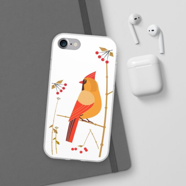 Red Cardinal Female On Flexi Cases Custom Phone Cases For iPhone and Samsung Series - Image 12