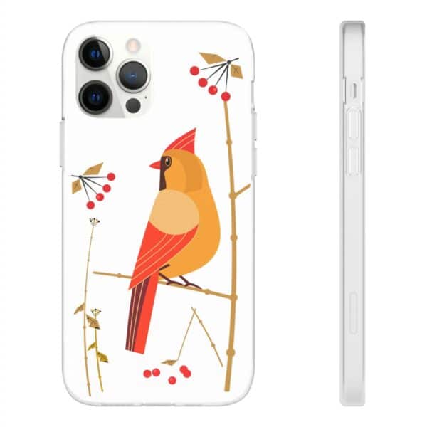 Red Cardinal Female On Flexi Cases Custom Phone Cases For iPhone and Samsung Series - Image 49