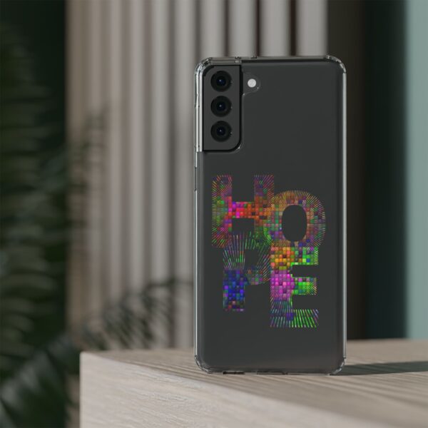 Rainbow Designs "HOPE" On Clear Cases For iPhone and Samsung - Image 18