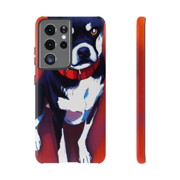 Dog Portrait On Tough Cases Custom Phone Cases For iPhone Google Pixel and Samsung Series. - Image 63