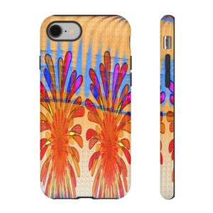 Rainbow Designs Stunning Flowers On Tough Cases Custom Phone Cases For iPhone Google Pixel and Samsung Series