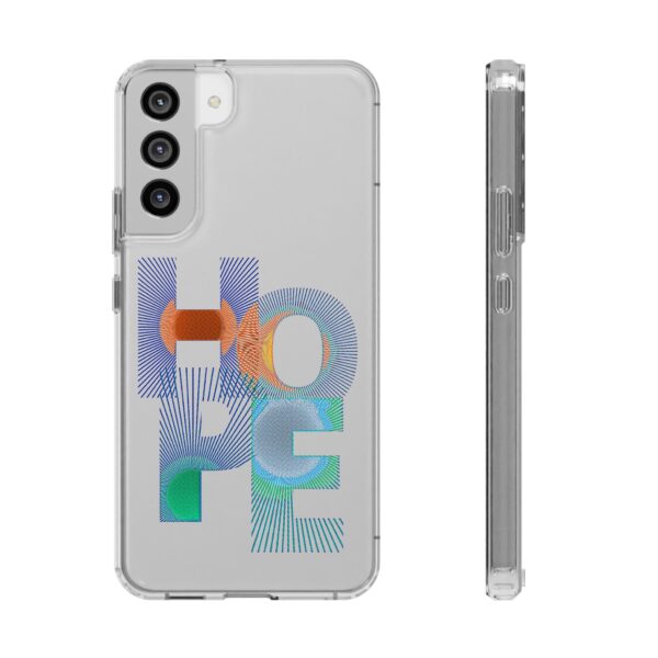 Rainbow Designs "HOPE" On Clear Cases For iPhone and Samsung - Image 46
