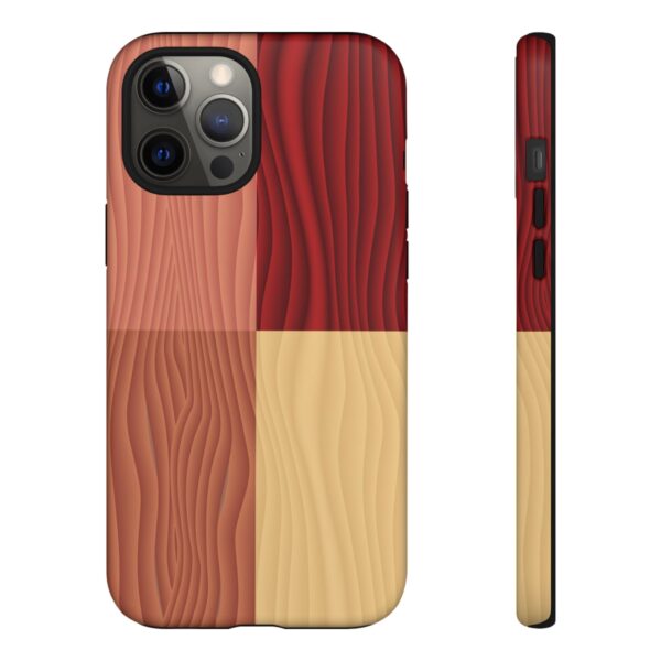 Wood Grain Tough Cases Custom Phone Cases For iPhone Google Pixel and Samsung Series - Image 38